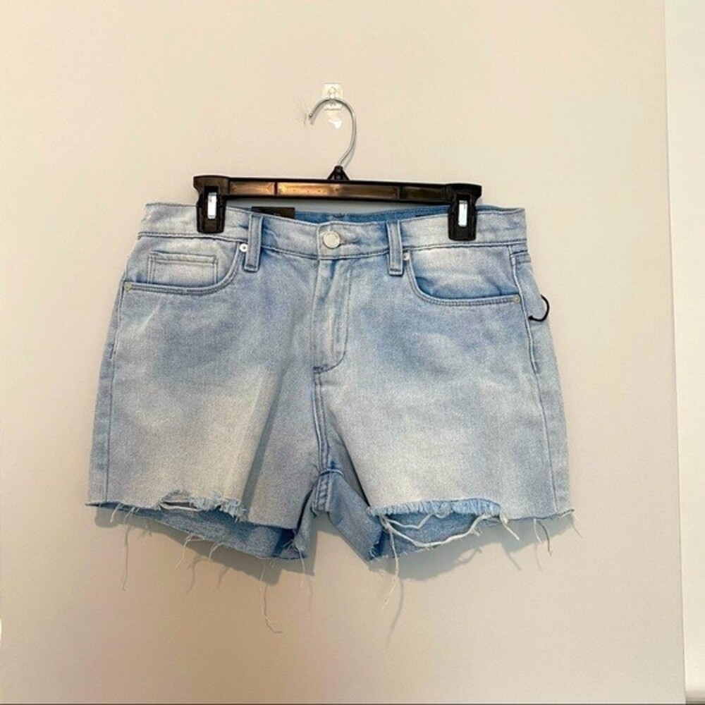 Blank NYC Blue Jean Shorts Light Wash Denim Essex Classic Cut Off Women's 29